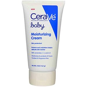 cerave baby moisturizing cream 5 ounce (pack of 2)