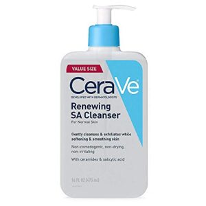 cerave renewing sa cleanser for normal skin 473ml (product of usa)