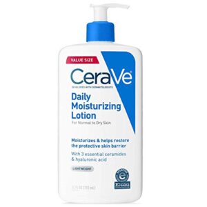 cerave daily moisturizing lotion, normal to dry skin (24 fl. oz.)