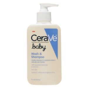 cerave baby wash & shampoo 8 oz pack of 3
