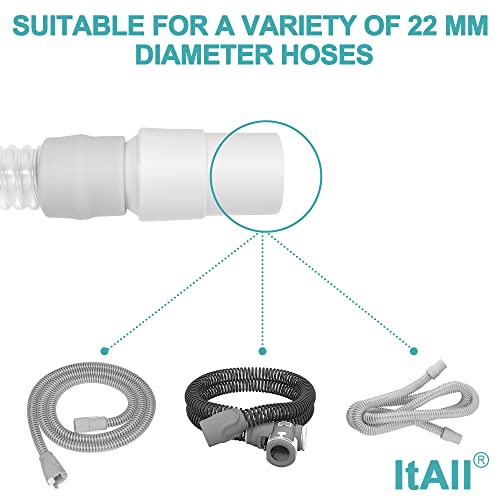 2PCS ItAll Hose Supplies Compatible with N20, Replacement Short Tube Assembly Compatible with N20, Package Included 2PCS Short Tube,2PCS Elbow & 2PCS Swivel