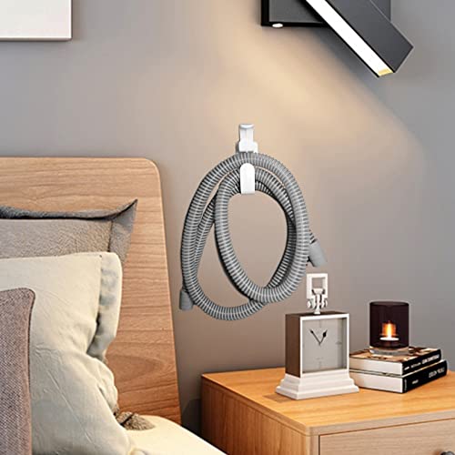 CPAP Hose Hanger with Anti-Unhook Feature - CPAP Mask Hook & CPAP Tubing Holder - CPAP Hose Organizer Avoids CPAP Hose Tangle and Allows You to Sleep Better (2 PCS)