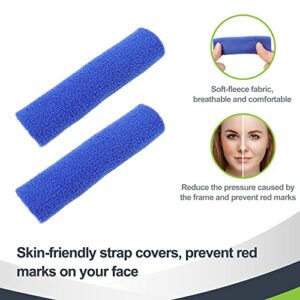 Full Face Replacement Set for F20 with Small Cushion, Headgear, Frame, Clips and Strap Covers, Great-Value & Quick-Disconnect - Covers Nose and Mouth