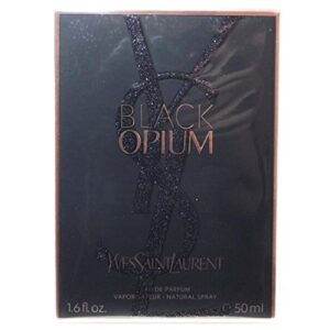 Yves Saint Laurent Eau De Parfum Spray for Women, Black Opium, 1.6 Ounce