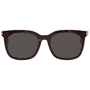 saint laurent grey square men’s sunglasses sl 285 f slim 002 54