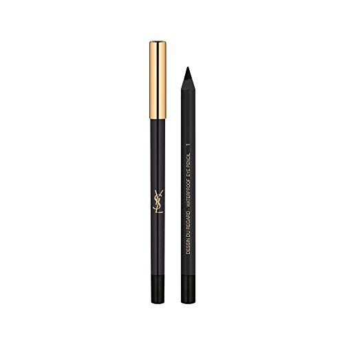 Yves Saint Laurent Dessin Du Regard Waterproof Eye Pencil, No. 1 Noir Effronte, 0.04 Ounce