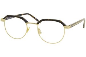 saint laurent sl 124 eyeglasses 003 havana/gold 50 mm
