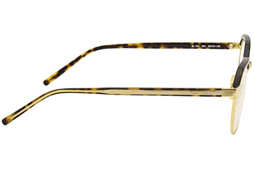 Saint Laurent SL 124 Eyeglasses 003 Havana/Gold 50 mm