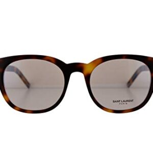 Saint Laurent SL289 Slim Eyeglasses 51-20-145 Light Havana w/Demo Clear Lens 006 SL 289