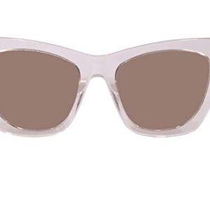 SAINT LAURENT Women's Kate Cat Eye Sunglasses, Nude Nude Brown, One Size