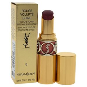 yves saint laurent rouge volupte shine, no.8 pink in confidence, 0.15 ounce