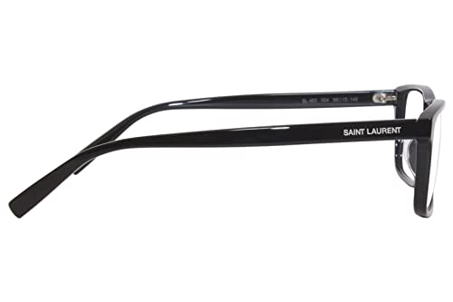 Saint Laurent SL483 004 Eyeglasses Men's Black Full Rim Rectangle Shape 58mm