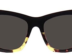 SAINT LAURENT Women's Kate Sunglasses, Havana/Black/Black, One Size