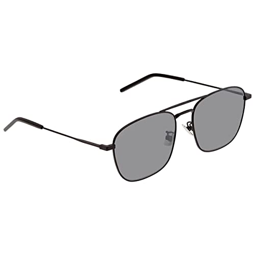 SAINT LAURENT Silver Pilot Unisex Sunglasses SL 309 010 58