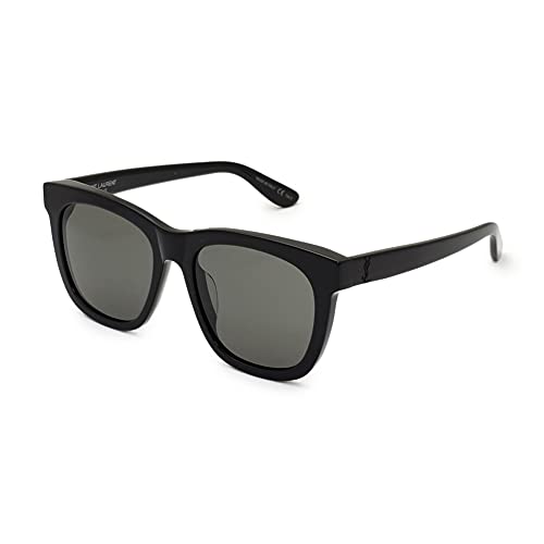 SAINT LAURENT Women's Oversized Rectangle Sunglasses, Black/Grey, One Size