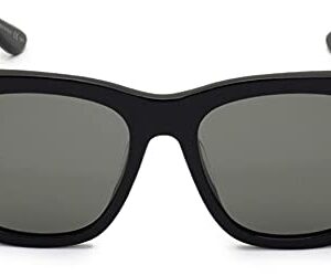 SAINT LAURENT Women's Oversized Rectangle Sunglasses, Black/Grey, One Size