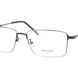 SAINT LAURENT Saint Laurent SL 413 WIRE 002 Black Metal Rectangle Eyeglasses 55mm,55-16-145