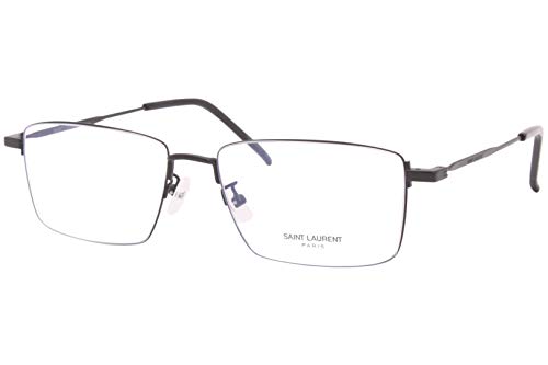 SAINT LAURENT Saint Laurent SL 413 WIRE 002 Black Metal Rectangle Eyeglasses 55mm,55-16-145