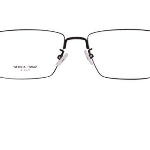 SAINT LAURENT Saint Laurent SL 413 WIRE 002 Black Metal Rectangle Eyeglasses 55mm,55-16-145