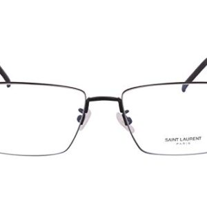 SAINT LAURENT Saint Laurent SL 413 WIRE 002 Black Metal Rectangle Eyeglasses 55mm,55-16-145