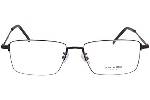 SAINT LAURENT Saint Laurent SL 413 WIRE 002 Black Metal Rectangle Eyeglasses 55mm,55-16-145