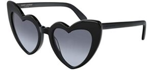 saint laurent woman sunglasses black frame, grey lenses, 54mm