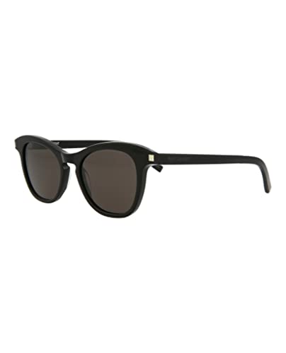 SAINT LAURENT Women's SL356 Sunglasses, Black/Black/Black, One Size