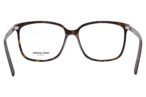 Saint Laurent SL453 002 Eyeglasses Women's Havana Full Rim Optical Frame 56mm