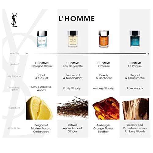 Yves Saint Laurent L'homme Le Parfum Spray for Men 3.3 Oz / 100 Ml