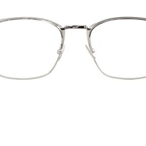 Saint Laurent SL 224 002 Black Silver Metal Square Eyeglasses 52mm