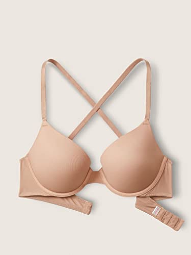 Victoria's Secret Pink Wear Everywhere Push Up Bra, Beige, 36C