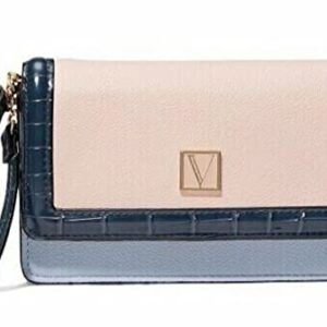 Victoria's Secret Colorblock Blush The Victoria Tech Wristlet Wallet (Colorblock Blush)