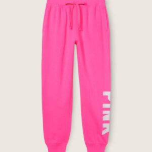Victoria's Secret Pink Everyday Lounge Relaxed Jogger, Atomic Pink Wash, Large
