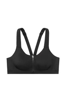 victoria’s secret knockout high impact front-close sports bra with underwire, black, 36c