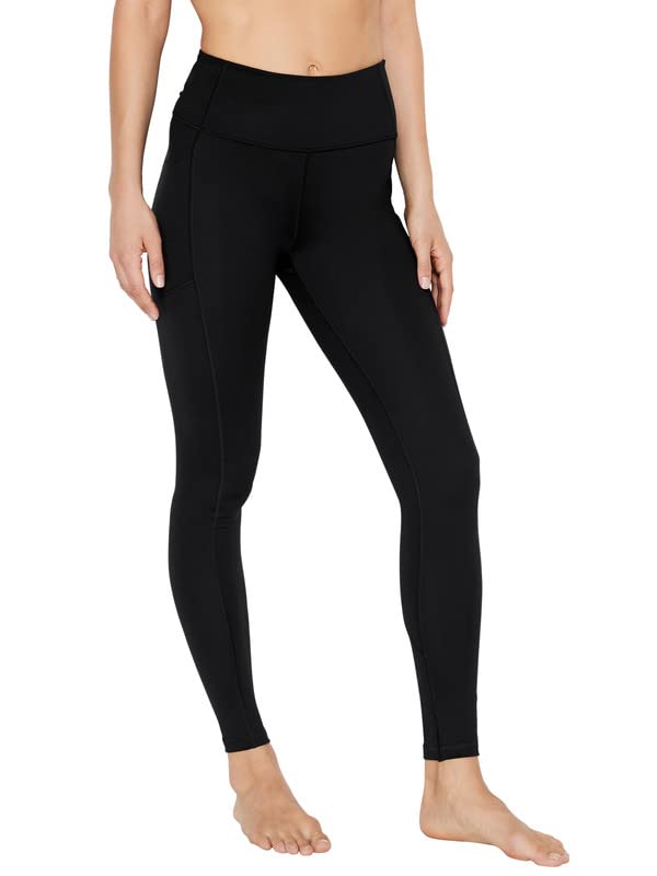 Victoria's Secret Essential High Rise Pocket Women's Performance Leggings, Black, Regular Length, 8