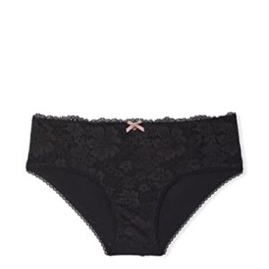 Victoria's Secret Body by Victoria Lace-front Hiphugger Panty, Black, Large