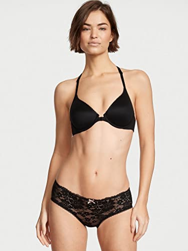 Victoria's Secret Body by Victoria Lace-front Hiphugger Panty, Black, Large