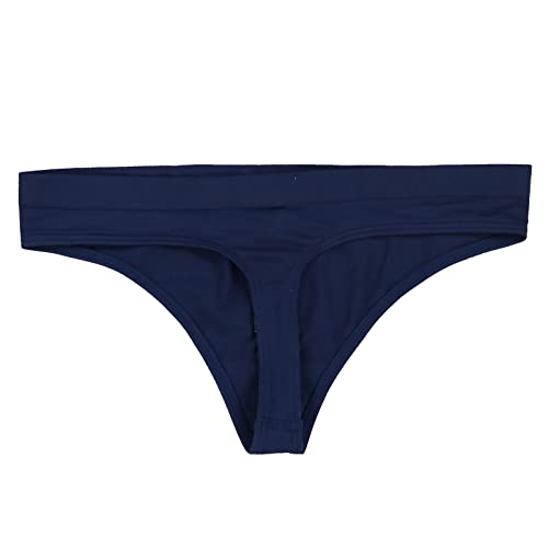 Victoria's Secret Panties Seamless Thong Logo (XL, Navy)