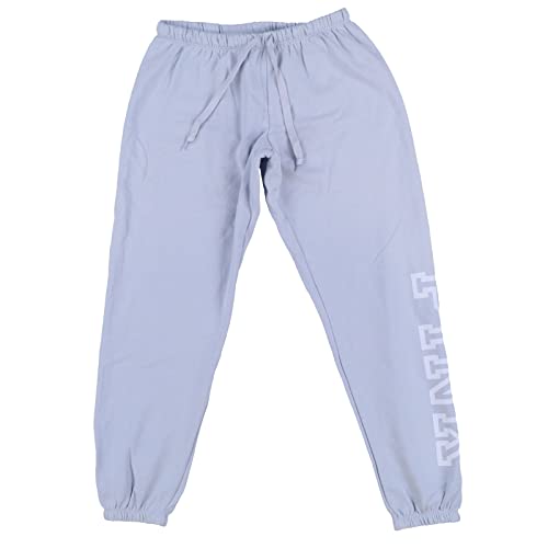 Victoria's Secret Pink Sweatpants Classic Fit Lounge Pant (L, Ice Blue)