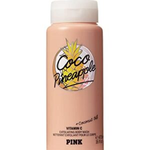 Victoria's Secret Pink COCO Pineapple Refreshing Body Wash 16 oz (COCO Pineapple)