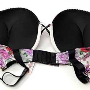 Victoria's Secret Bombshell Add-2-Cups Push-up Bra, 38C, White/Summer Floral