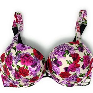 Victoria's Secret Bombshell Add-2-Cups Push-up Bra, 38C, White/Summer Floral