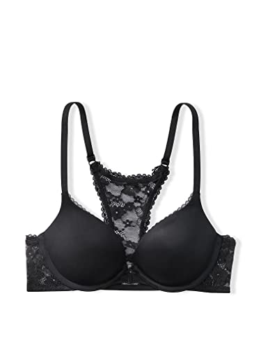 Victoria's Secret Body by Victoria Front Close Push-Up Bra, Black Lace, 36C