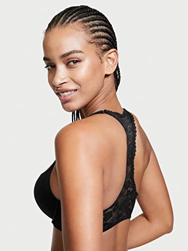 Victoria's Secret Body by Victoria Front Close Push-Up Bra, Black Lace, 36C