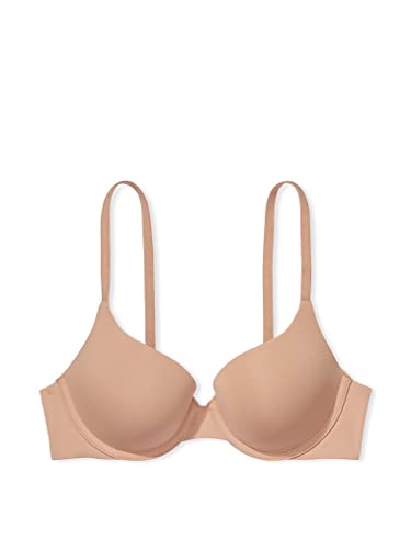 Victoria's Secret Light Push-Up Perfect Shape T-Shirt Bra, Beige, 32C