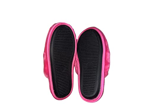 Victoria's Secret Closed Toe Faux Fur Slipper Color Pink Size Small 5/6 New