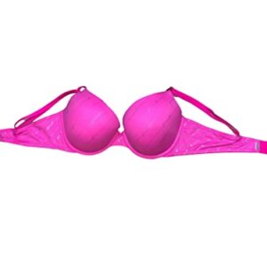 Victoria's Secret Pink Wear Everywhere Smooth Push Up Bra Color Pink Size 38D New