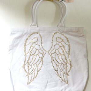 Victoria's Secret Heavenly Studded Angel Wings Weekender Beach Tote Bag