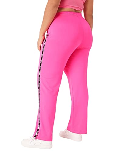 Victoria's Secret Pink High Waist Wide Leg Track Pant Color Pink Size X-Large New