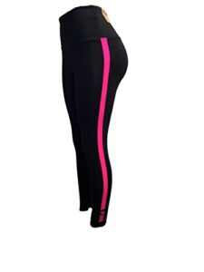 victoria’s secret pink active high waist full length cotton legging black size medium new